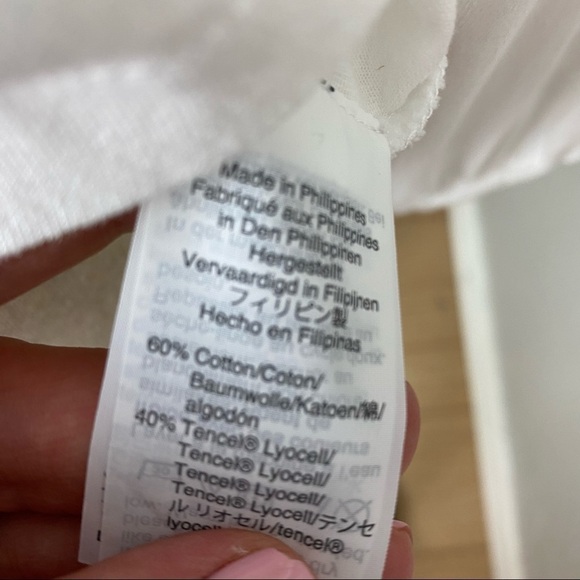 J.Crew White wrap long sleeve top size S - Picture 4 of 8